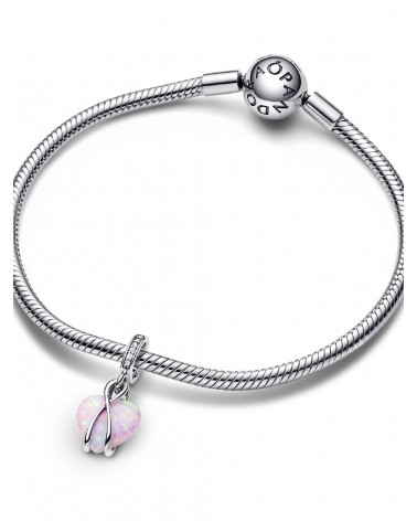Charm Pandora Colgante Corazón Opalescente Mamá 793202C01 - foto 3