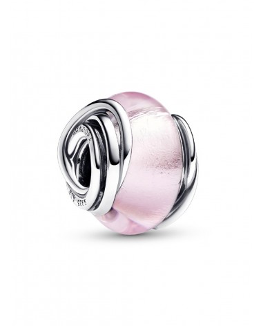 Charm Pandora de Cristal de Murano Rosa Envuelto 793241C00