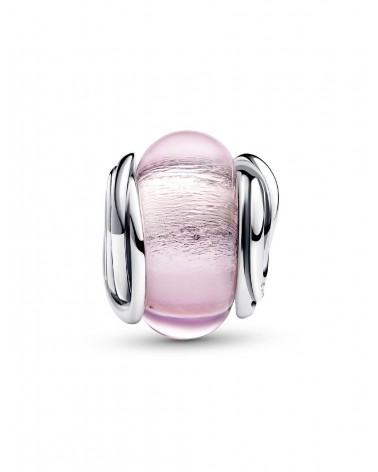Charm Pandora de Cristal de Murano Rosa Envuelto 793241C00 - foto 2