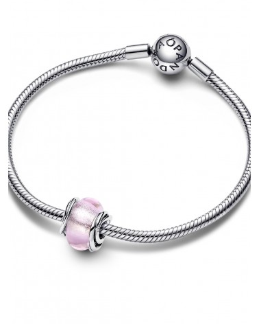 Charm Pandora de Cristal de Murano Rosa Envuelto 793241C00 - foto 3