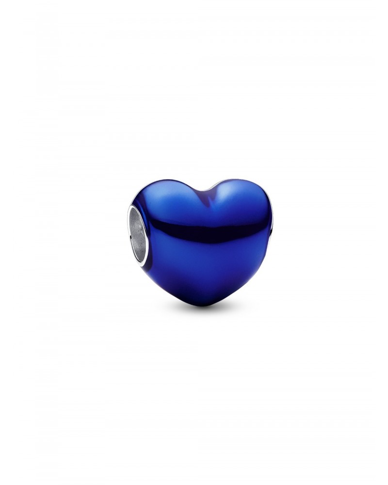 Charm Pandora Corazón Metálico Azul 793337C05