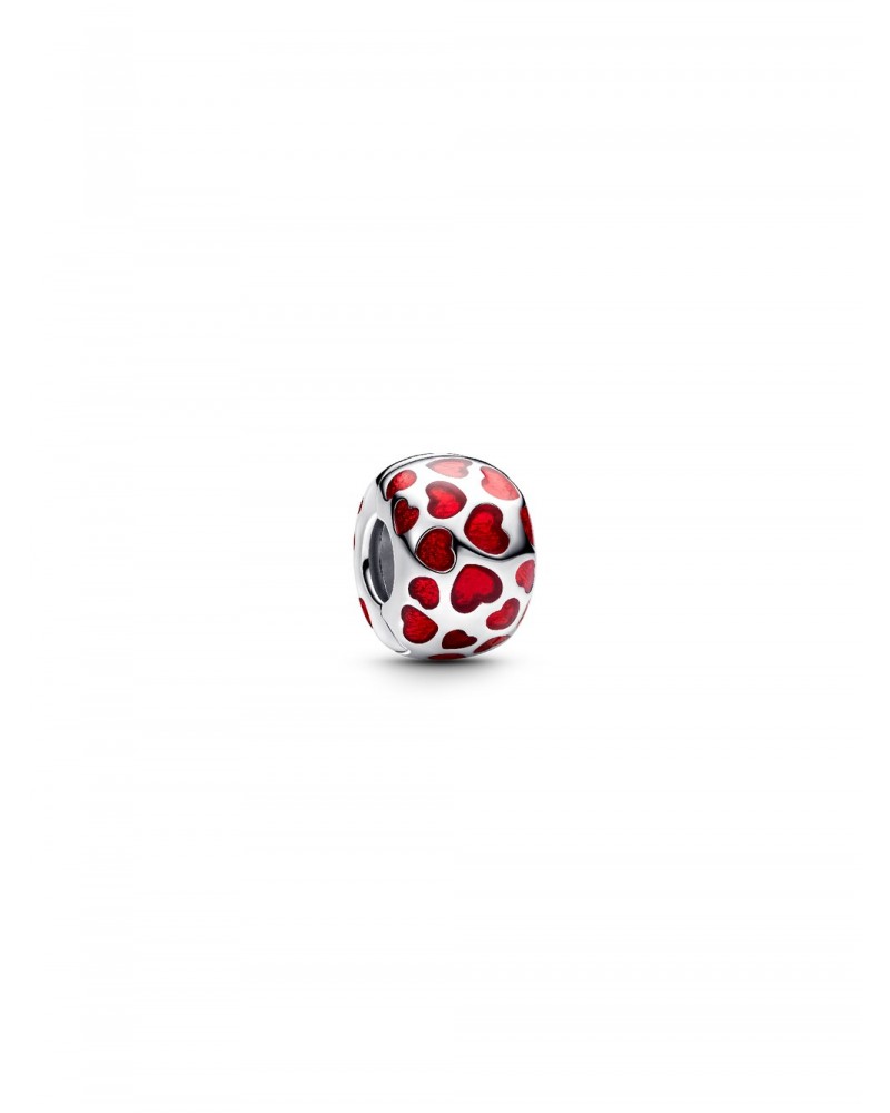 Charm Pandora de Clip Redondo Corazones 793679C01