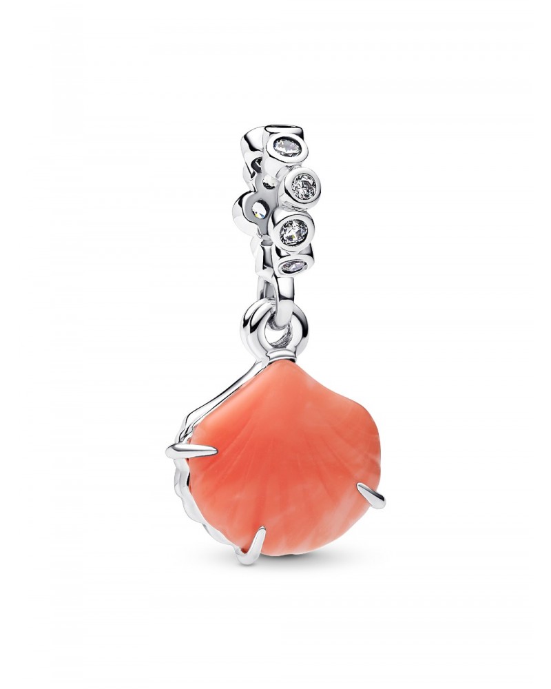 Charm Pandora Colgante Doble Concha Color Coral 793821C01