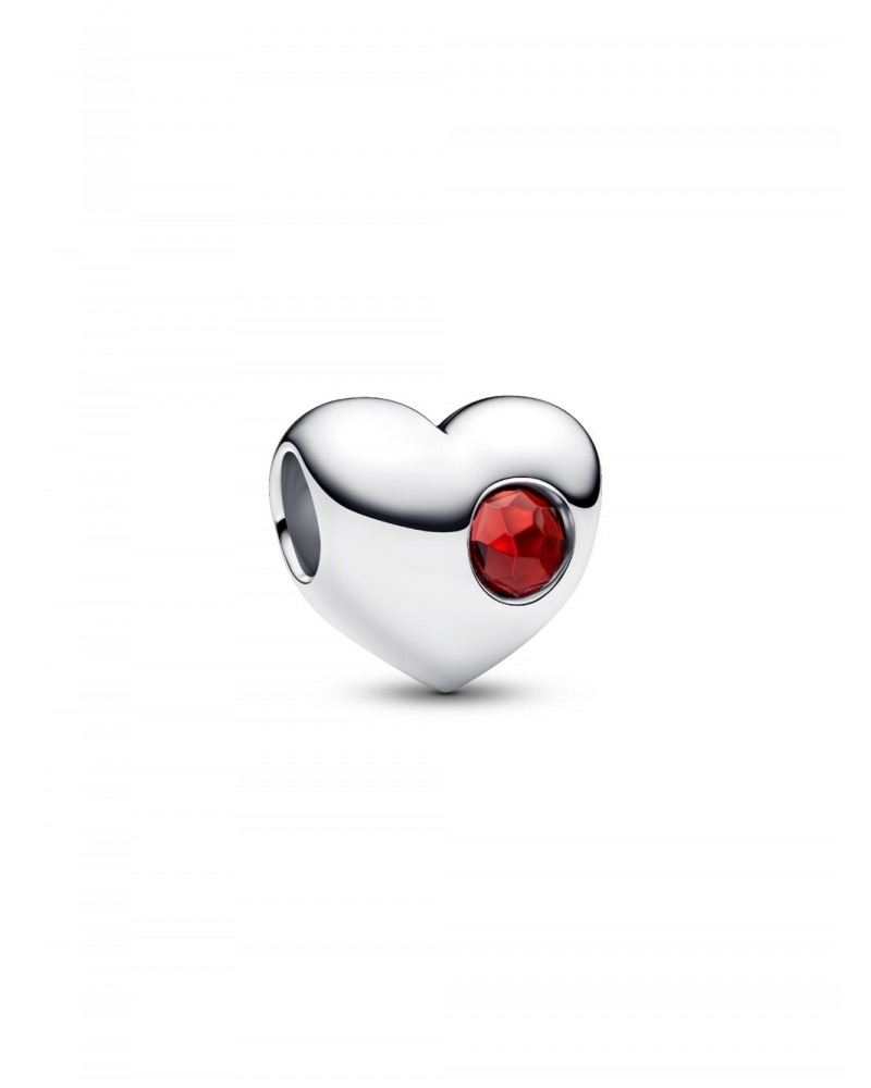 Charm Pandora Grabable Corazón Gema Roja 794161C01