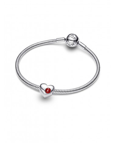 Charm Pandora Grabable Corazón Gema Roja 794161C01 - foto 3