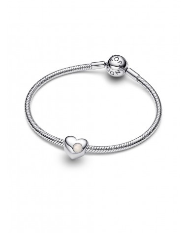 Charm Pandora Grabable Corazón Gema Blanca 794161C06 - foto 3