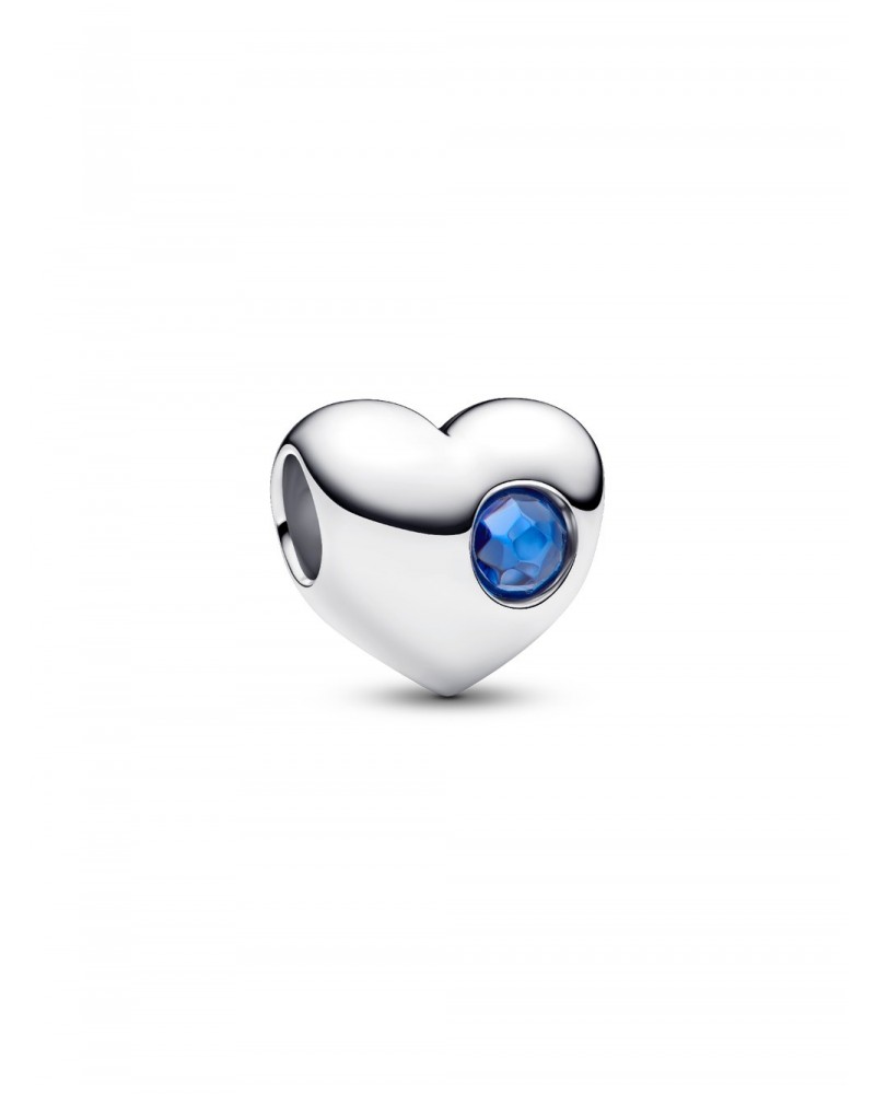 Charm Pandora Grabable Corazón Gema Azul 794161C09