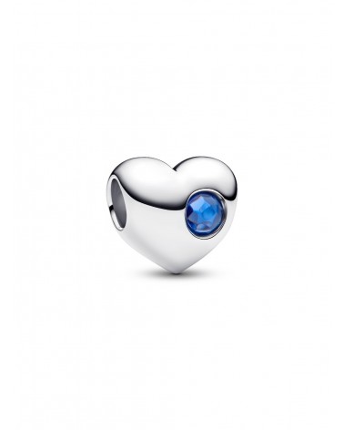 Charm Pandora Grabable Corazón Gema Azul 794161C09