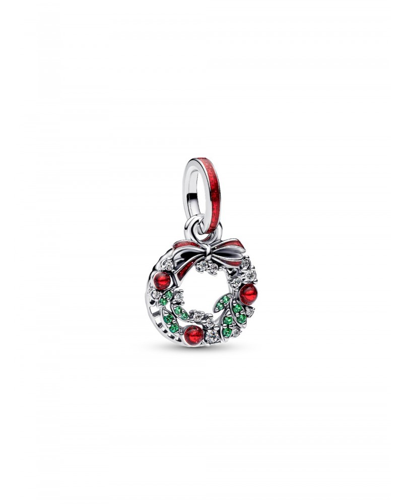Charm Pandora Colgante Doble Corona Navideña 794238C01