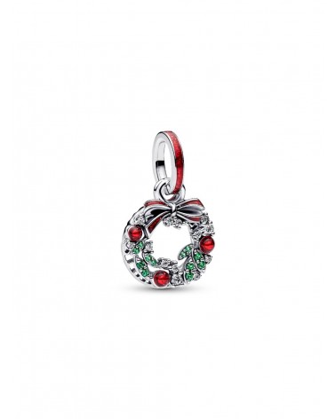 Charm Pandora Colgante Doble Corona Navideña 794238C01