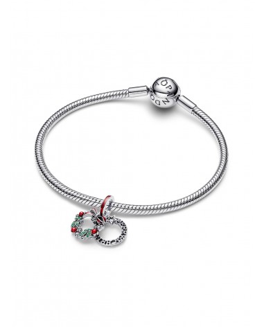 Charm Pandora Colgante Doble Corona Navideña 794238C01 - foto 2