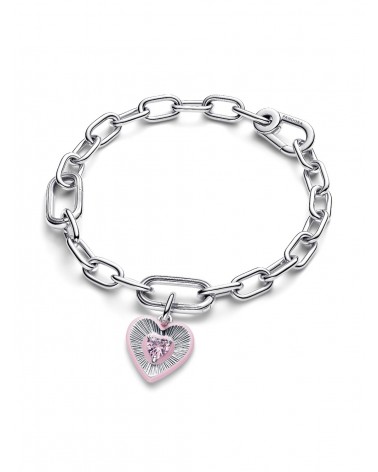 Charm Pandora Medallón Corazón Radiante Rosa 794409C01 - foto 3