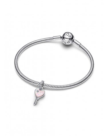 Charm Pandora Colgante Llave Corazón Opalescente 794427C01 - foto 2