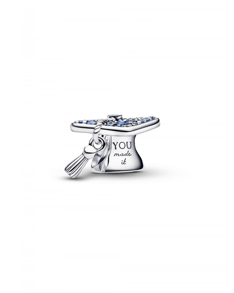 Charm Pandora Birrete de Graduación 2026 Azul Brillante 794461C01