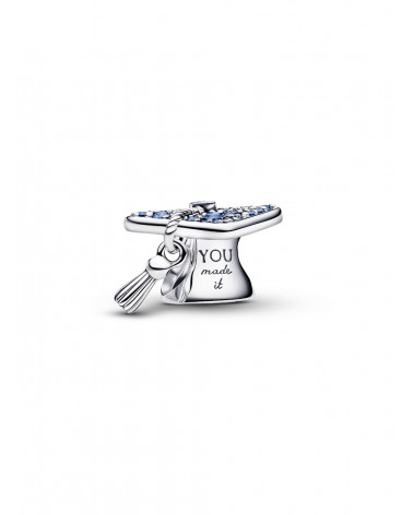 Charm Pandora Birrete de Graduación 2026 Azul Brillante 794461C01