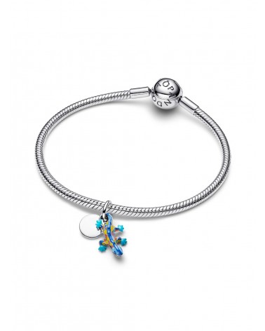 Charm Pandora Colgante Doble Salamandra y Etiqueta Redonda Grabable 794916C01 - foto 2