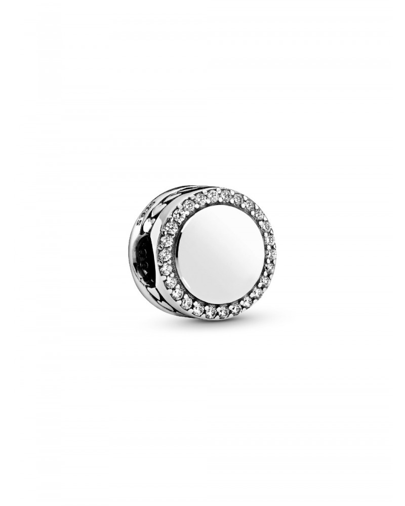 Charm Pandora de Botón Brillante para Grabar 798747C01