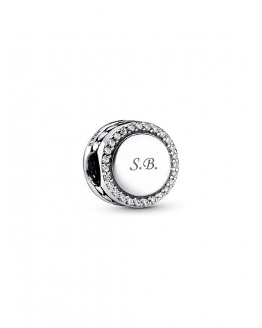 Charm Pandora de Botón Brillante para Grabar 798747C01 - foto 2