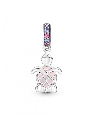 Charm Pandora Colgante Tortuga Marina de Cristal de Murano Rosa 798939C02 - foto 2
