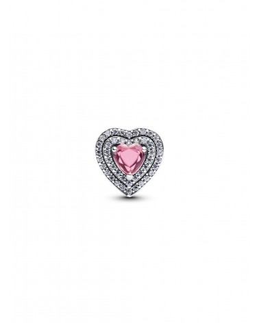 Charm Pandora Corazón Nivelado Rosa Brillante 799218C03 - foto 3
