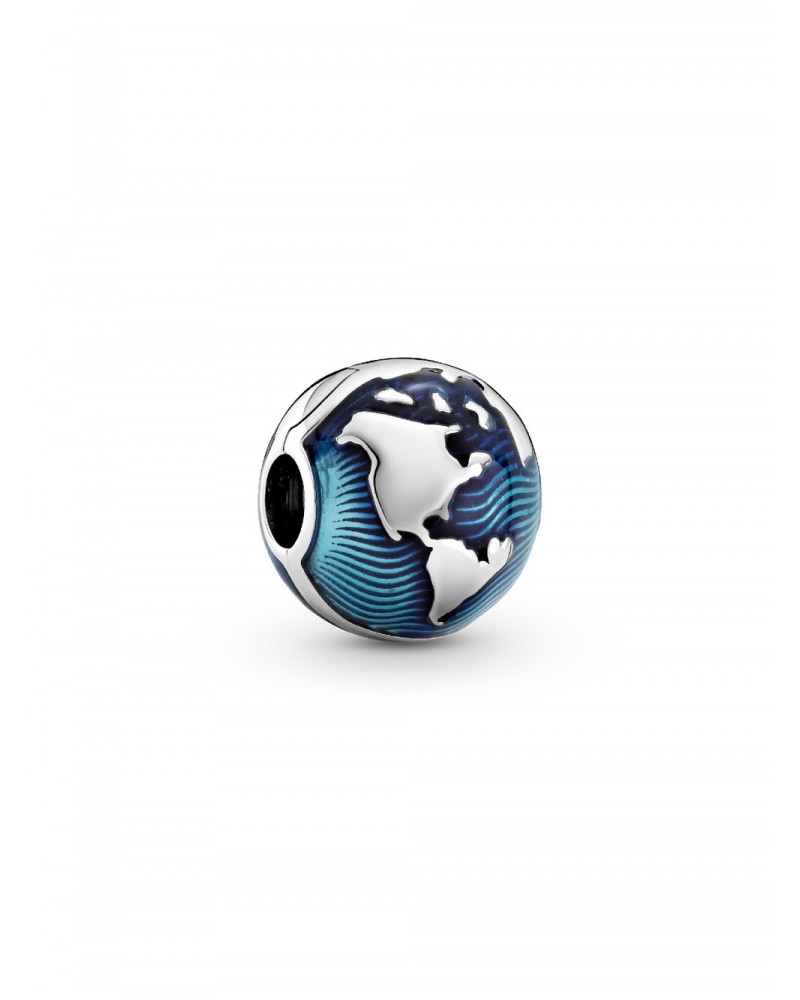 Clip Pandora Globo Terráqueo Azul 799429C01