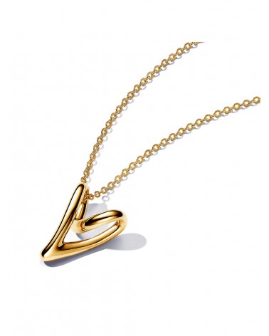 Collar Pandora Corazón Forma Orgánica 363272C00-70