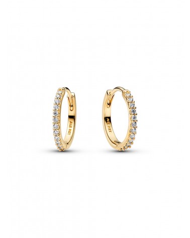 Pendientes de aro Mini Brillantes Pandora 264649C01