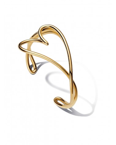 Pulsera Pandora Rígida Corazón Forma Orgánica 563808C00