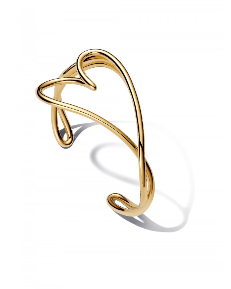Pulsera Pandora Rígida Corazón Forma Orgánica 563808C00