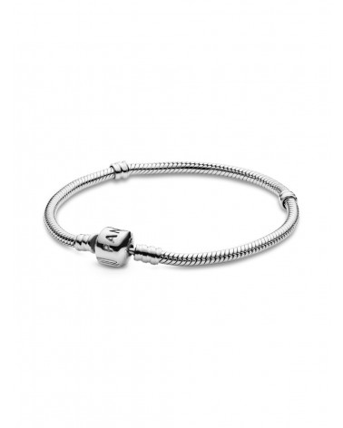 Pulsera Pandora Moments Cadena de Serpiente con Cierre de Barril 594593C00