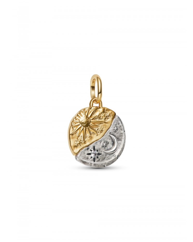 Charm Pandora Medallón Sol y Luna 763977C01