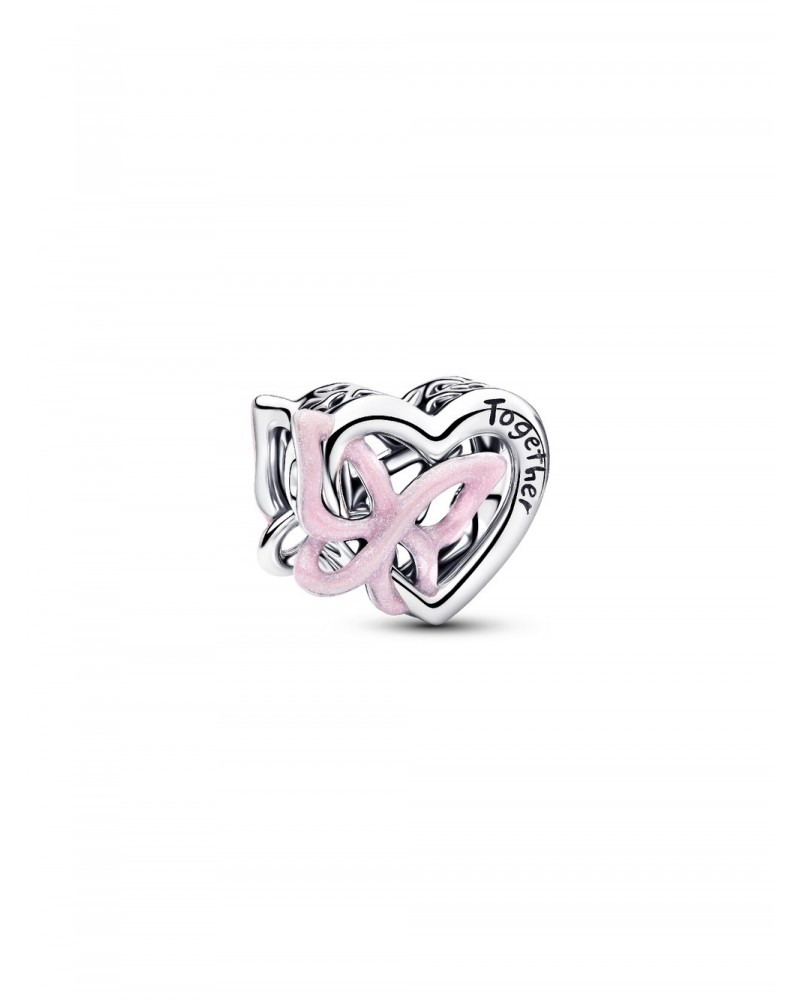 Charm Pandora Corazón y Mariposa Entrelazados 794475C01