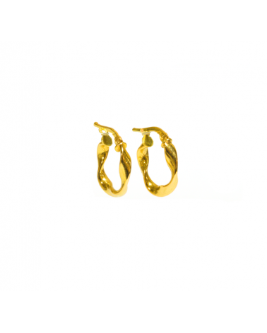 Pendientes Ear Cuff oro tricolor