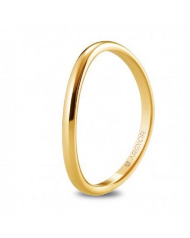 ANILLO ORO 18 KILATES ONDULADO