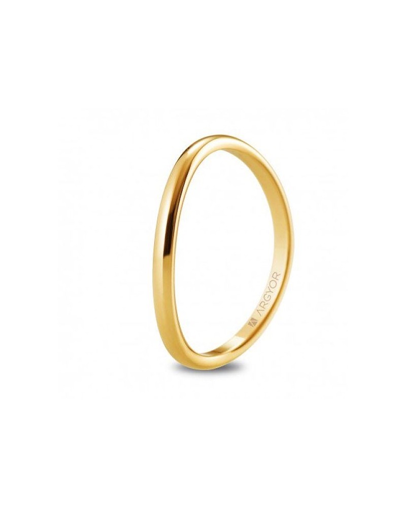 ANILLO ORO 18 KILATES ONDULADO