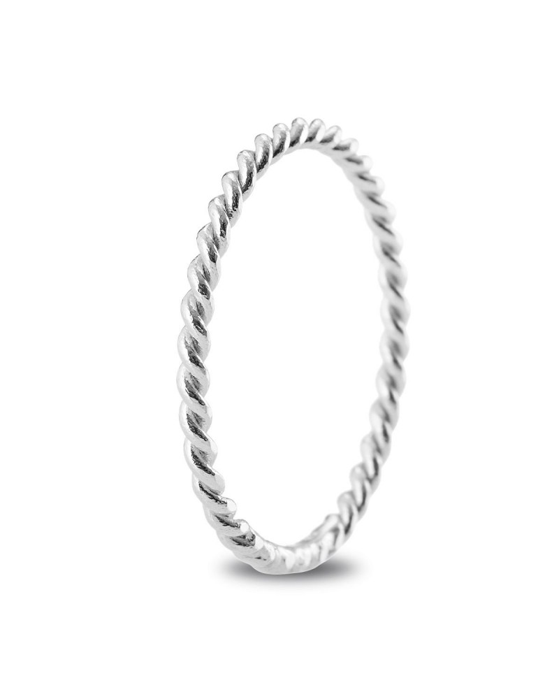 ANILLO ORO ROSA TRENZADO