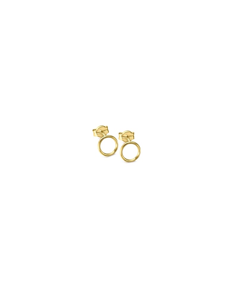 PENDIENTES DE ORO CIRCULO