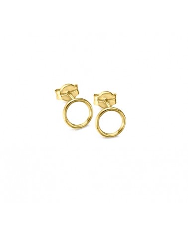 PENDIENTES DE ORO CIRCULO