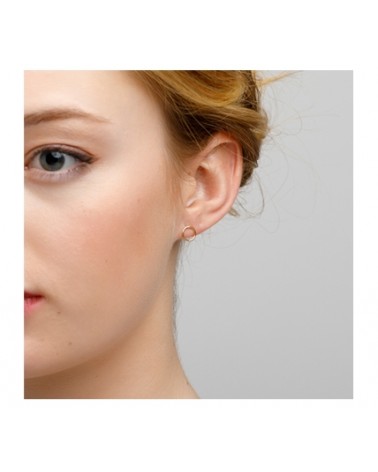 PENDIENTES DE ORO CIRCULO