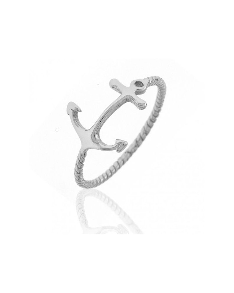 ANILLO PLATA ANCLA ANCHOR