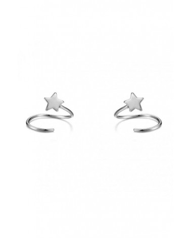 PENDIENTES EAR CUFF PLATEADOS