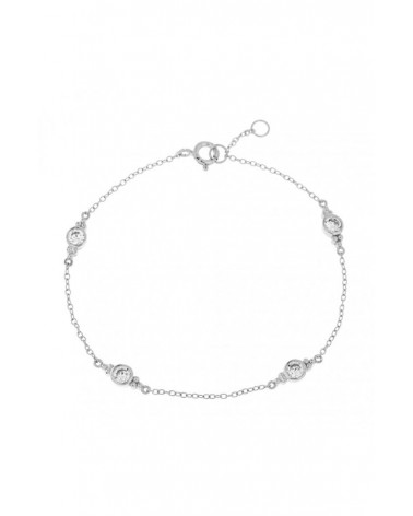 PULSERA PLATA CIRCONITAS