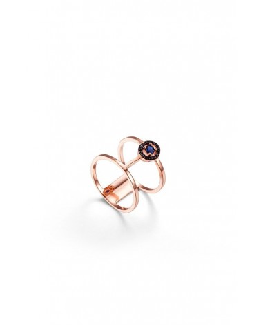 ANILLO PLATA ROSA AGRA