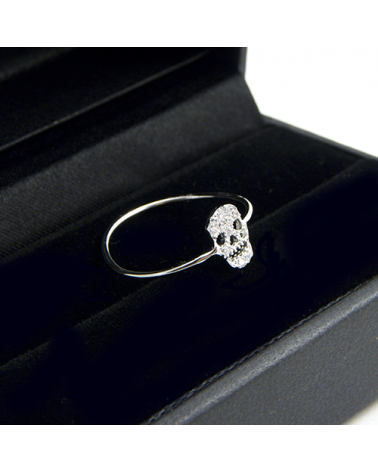 ANILLO CALAVERA BLANCA