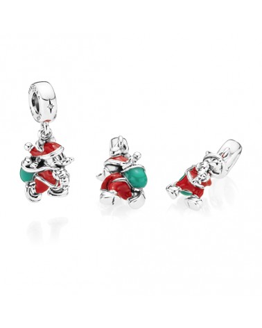 Charm colgante Pandora Disney Mickey Mouse Papá Noel 797501ENMX