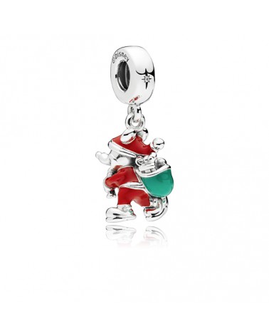 Charm colgante Pandora Disney Mickey Mouse Papá Noel 797501ENMX