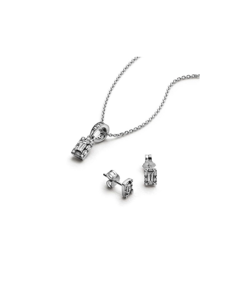 PANDORA EARRINGS AND NECKLACE SET