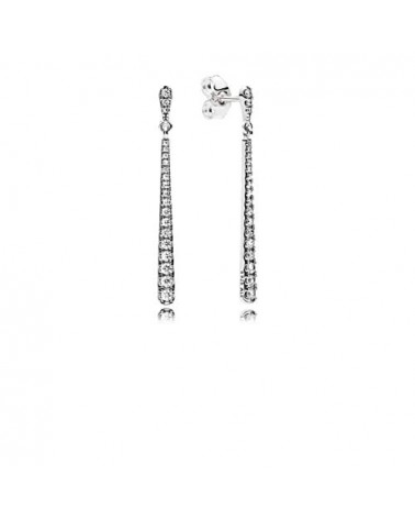 Pendientes colgantes Pandora largos de plata 3,5 cm 296351CZ