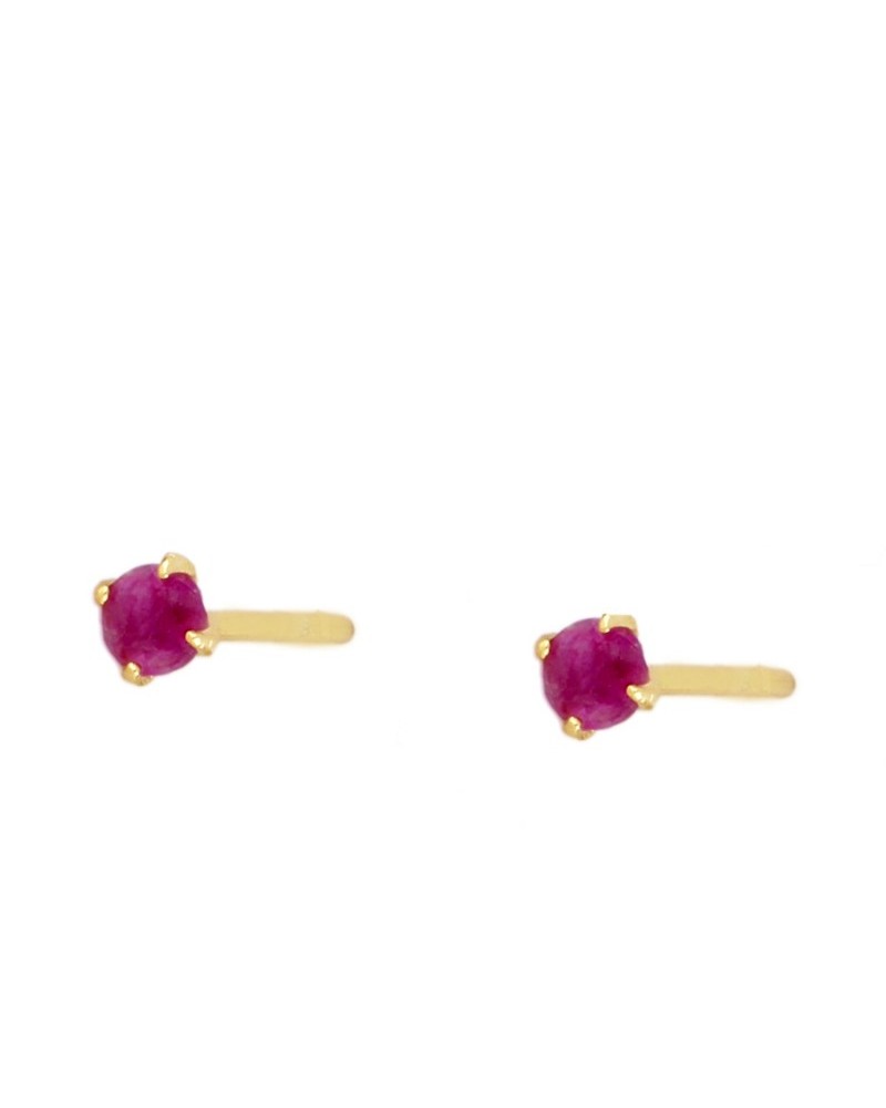 PENDIENTES MINIS FUCSIA