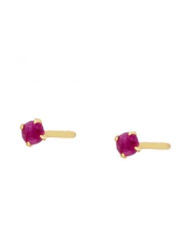 PENDIENTES MINIS FUCSIA